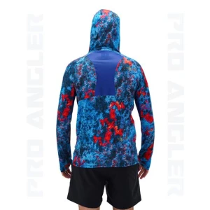 Fujin Pro Angler S24 Buff&Hoodie Red Reef - XLarge (XL)