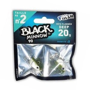 FIIISH Black Minnow 90/2 Black Minnow 775 Deep 20Gr Kakı Jıg Head