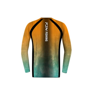 Fujin Performance T-Shirt Aqua Orange - Small