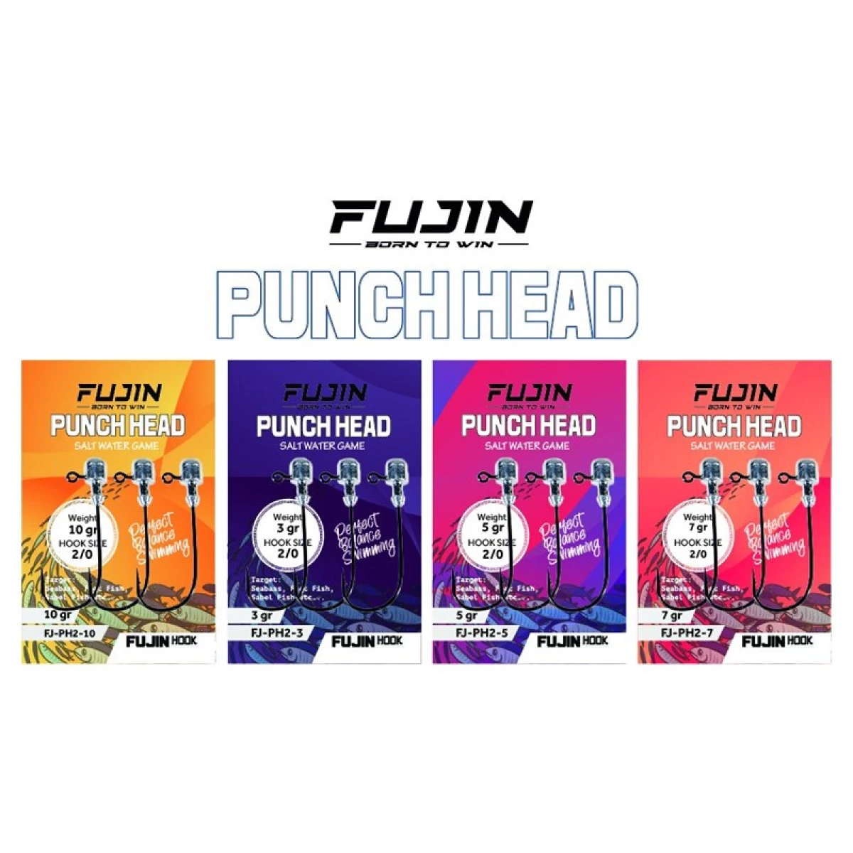 Fujin Punch Head Jighead FJ-PH #2/0 - 7gr