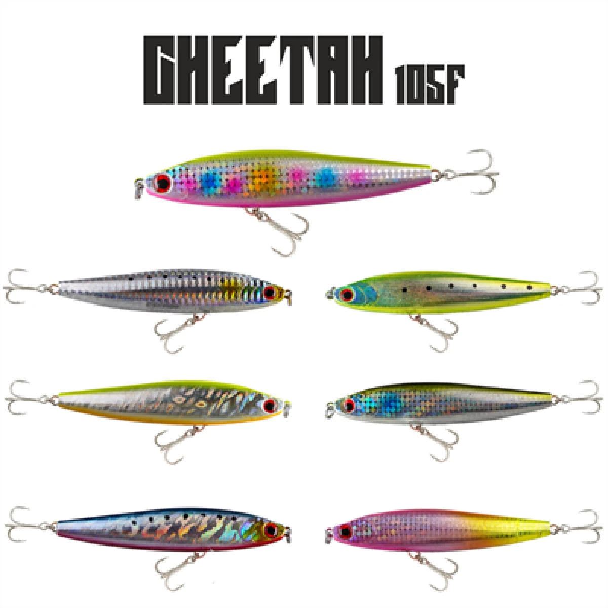 Fujin Cheetah 105F 19gr 10.5cm Maket Balık - 182DoublePinkChart