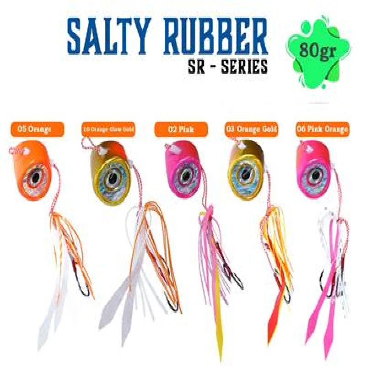Fujin Salty Rubber 80gr SR Serisi Tai Rubber Set - 02Pink3DEyeSR11