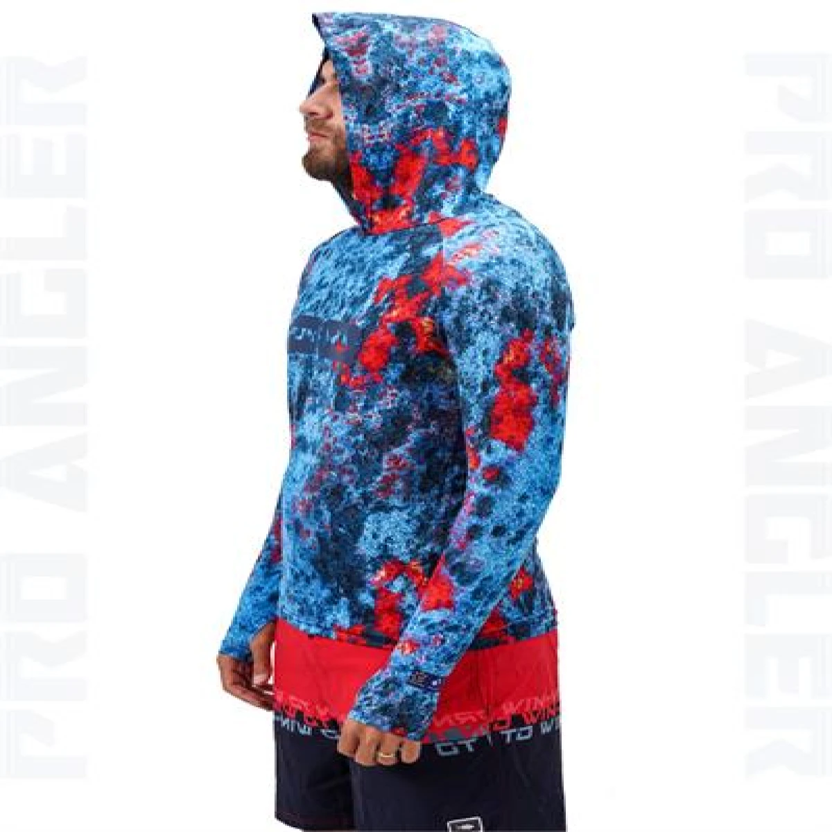 Fujin Pro Angler S24 Hooded Red Reef - Medium (M)