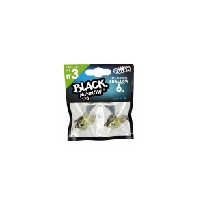 FIIISH Black Minnow 120 Jig Head Shallow Zoka