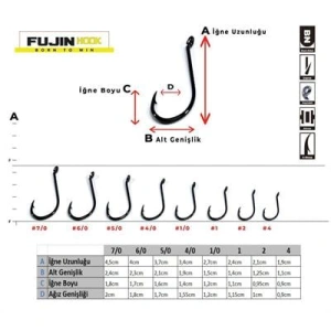 Fujin SSW Delikli Kaynaklı Çapraz  Octopus Kancası