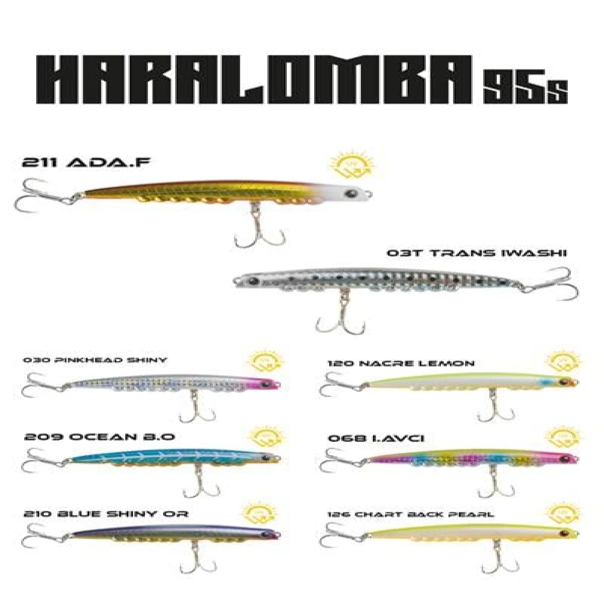 Fujin Haralomba 95S 8gr Maket Balık - 120NacreLemon