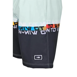 Fujin Pro Angler Board Short Mayo Anthracite Turquoise - Medium (M)