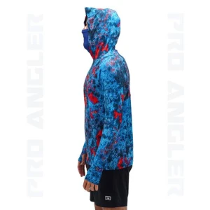 Fujin Pro Angler S24 Buff&Hoodie Red Reef - XLarge (XL)