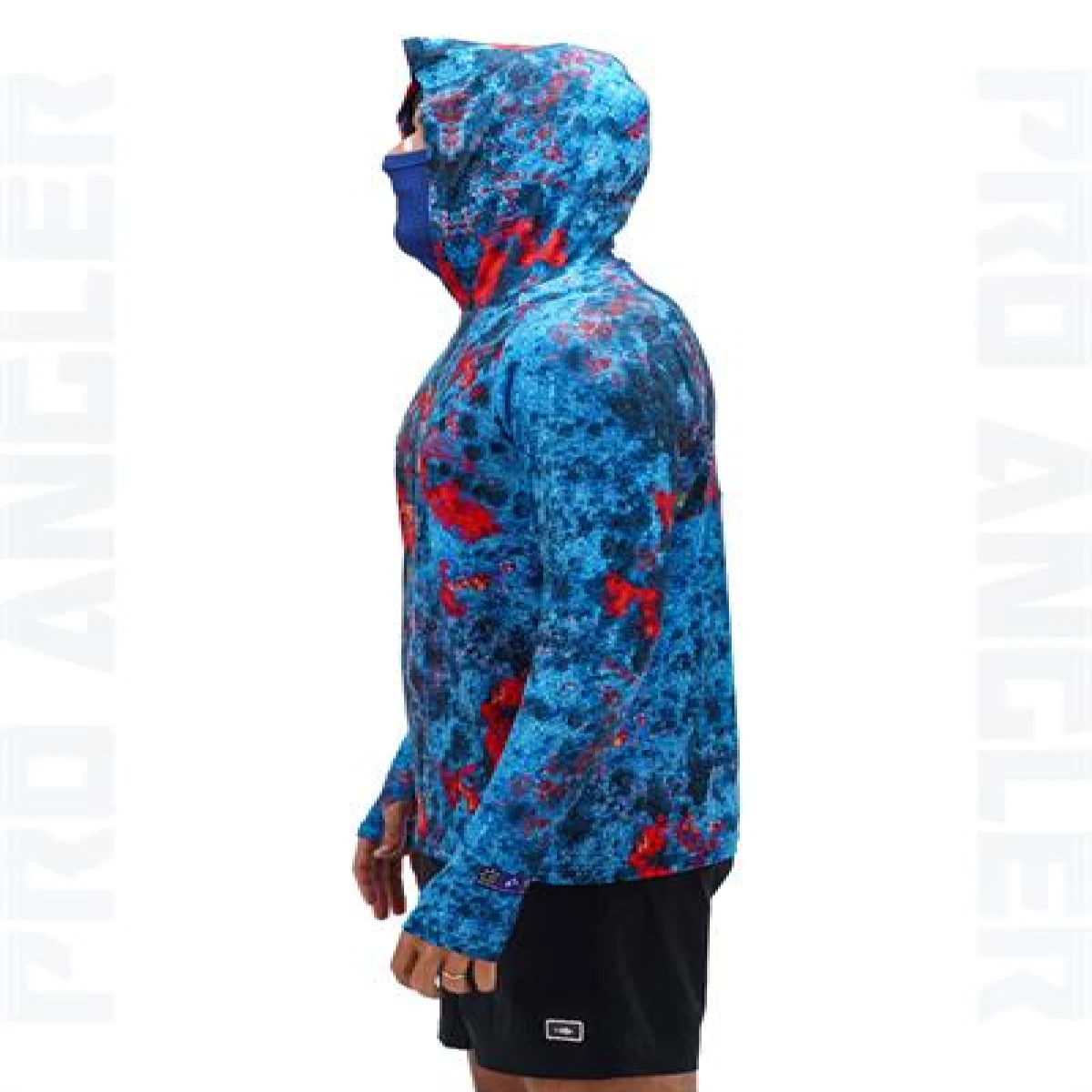Fujin Pro Angler S24 Buff&Hoodie Red Reef - XLarge (XL)