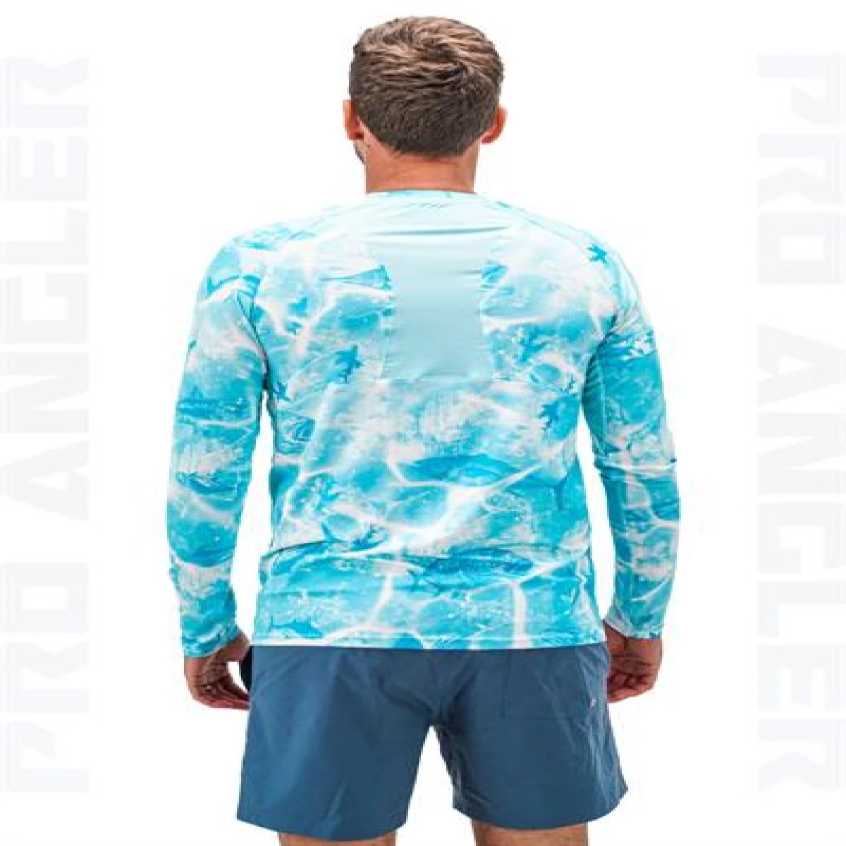 Fujin Pro Angler S24 T-Shirt Water Camo - Large (L)