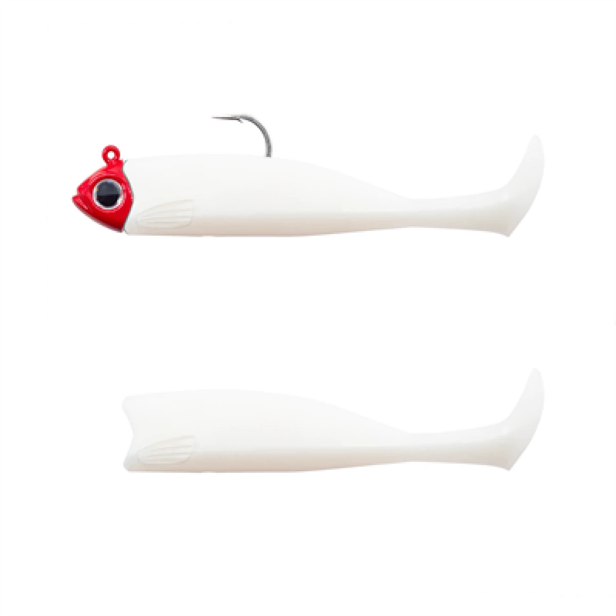 Fiiish Master Shad MS100/4 MS4517 Combo Light 8gr W.Coco Redhead