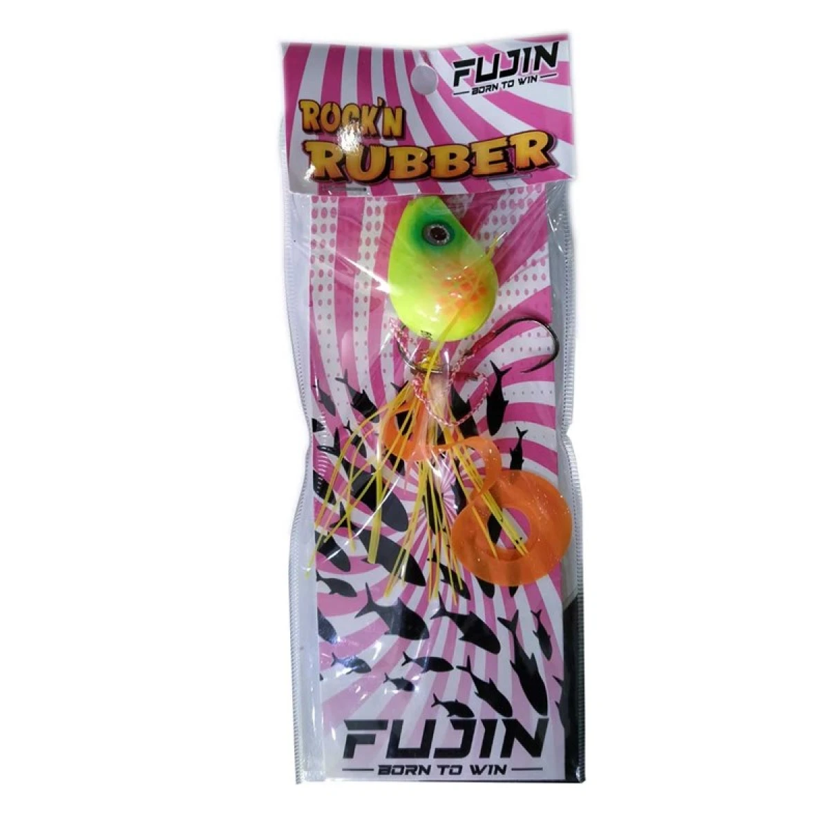 Fujin Rock'n Rubber 150gr Tai Rubber Set - 04ZombieGreenEye
