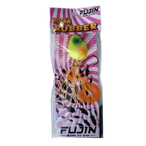 Fujin Rock'n Rubber 150gr Tai Rubber Set - 04ZombieGreenEye