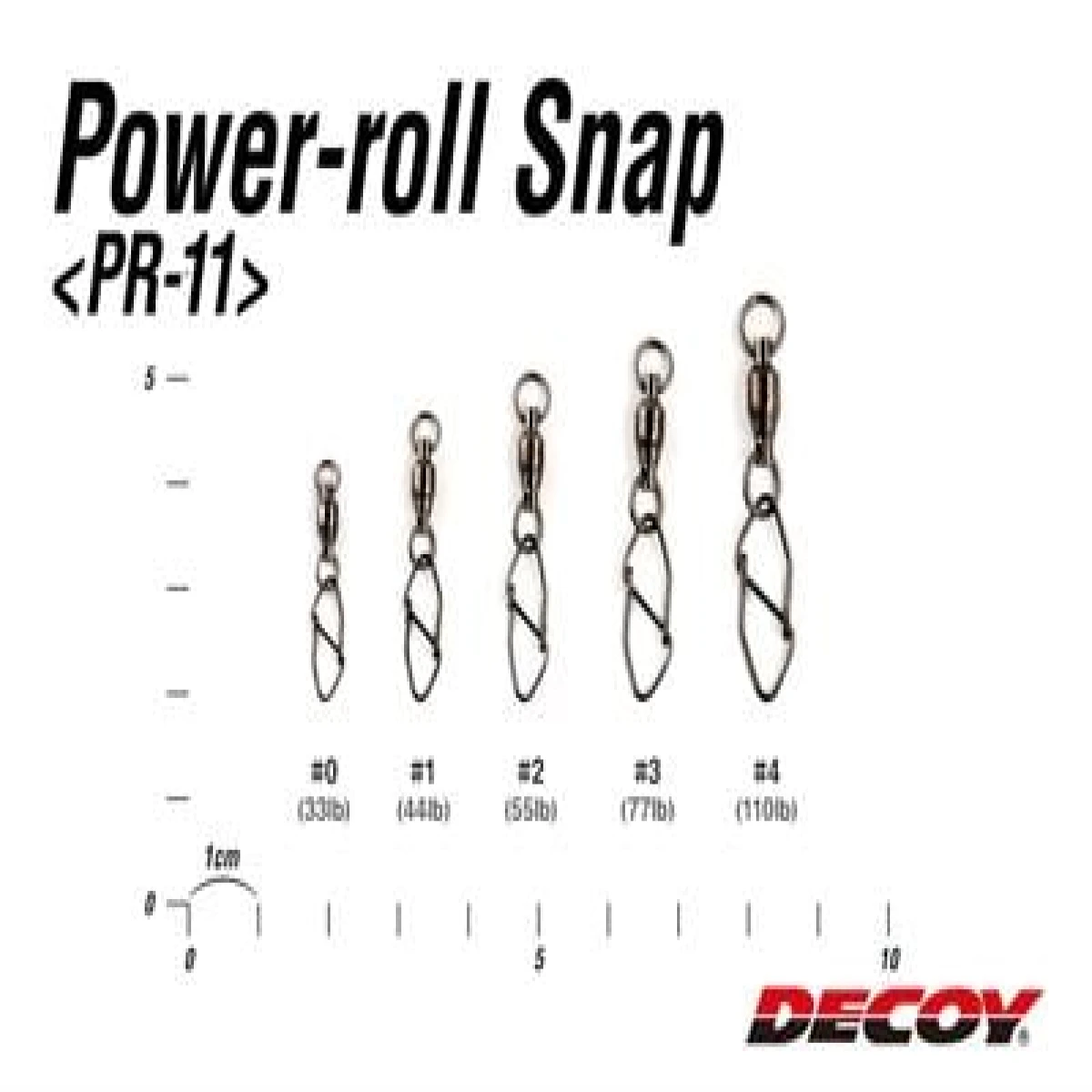 DECOY PR-11 Power Roll Snap Rulmanlı Klips - 2no