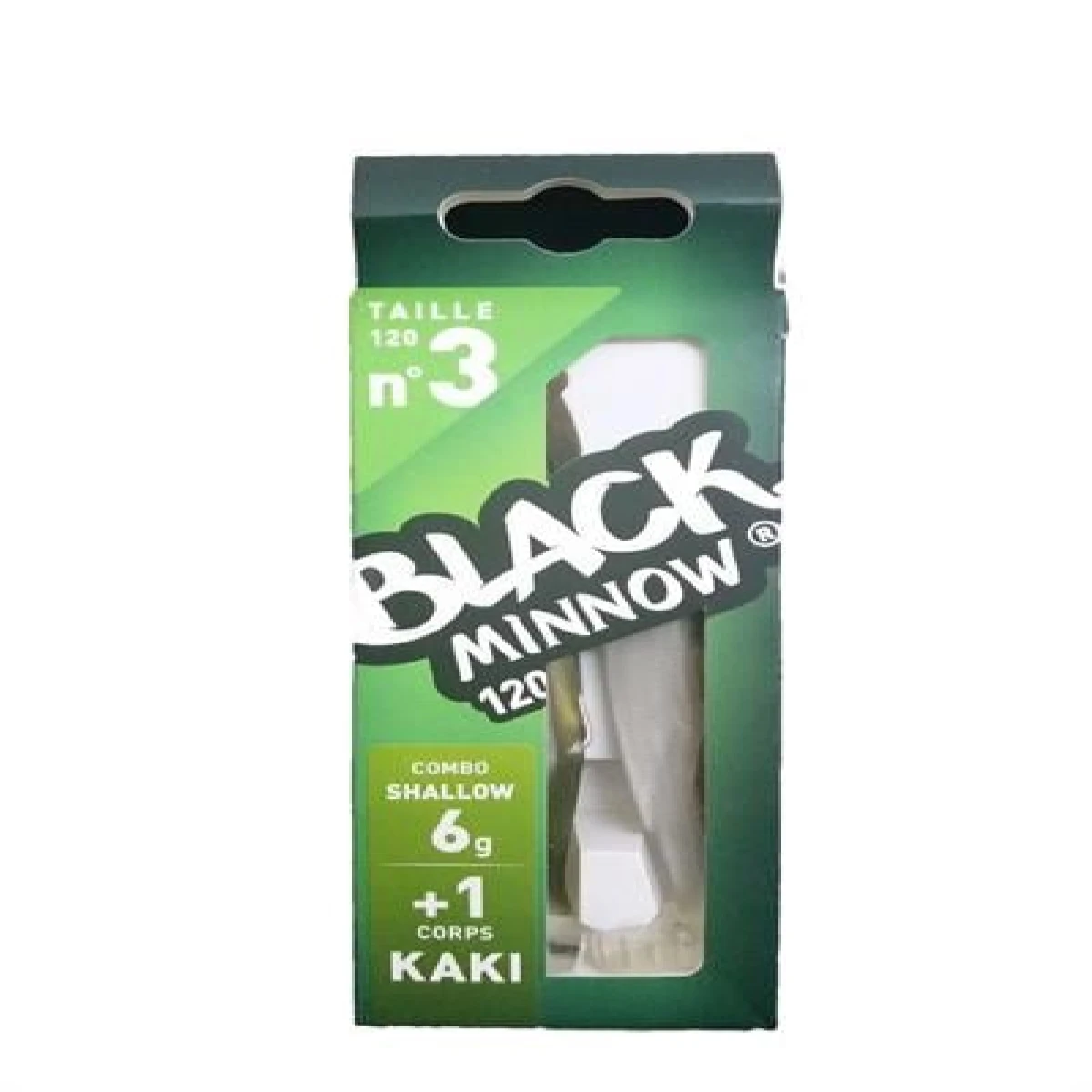 FIIISH Black Minnow 120/3 Black Minnow 639 Combo Shallow 6G Kakı Silikon Yem
