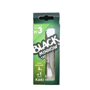 FIIISH Black Minnow 120/3 Black Minnow 639 Combo Shallow 6G Kakı Silikon Yem