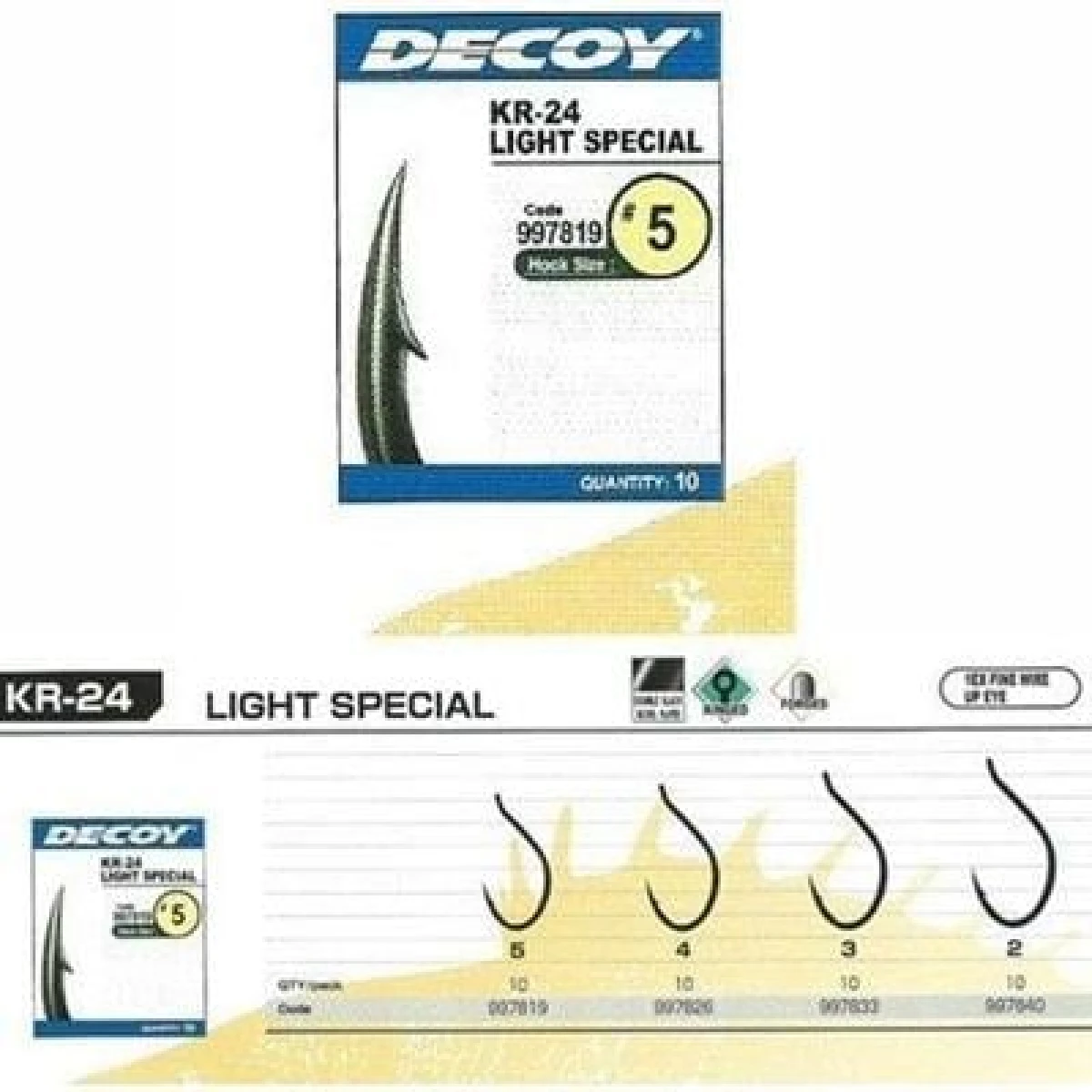 DECOY KR-24 Light Special Black Nickel Olta Kancası - 2