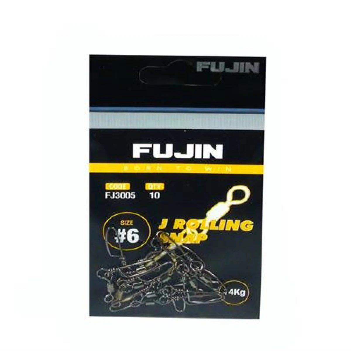 Fujin J Rolling Snap Bilyalı Kilitli Klips Black Nickel - 10no