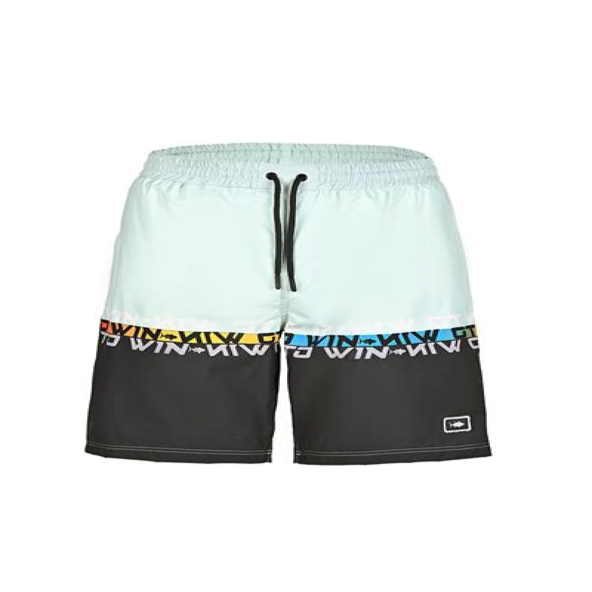 Fujin Pro Angler Board Short Mayo Anthracite Turquoise - Medium (M)