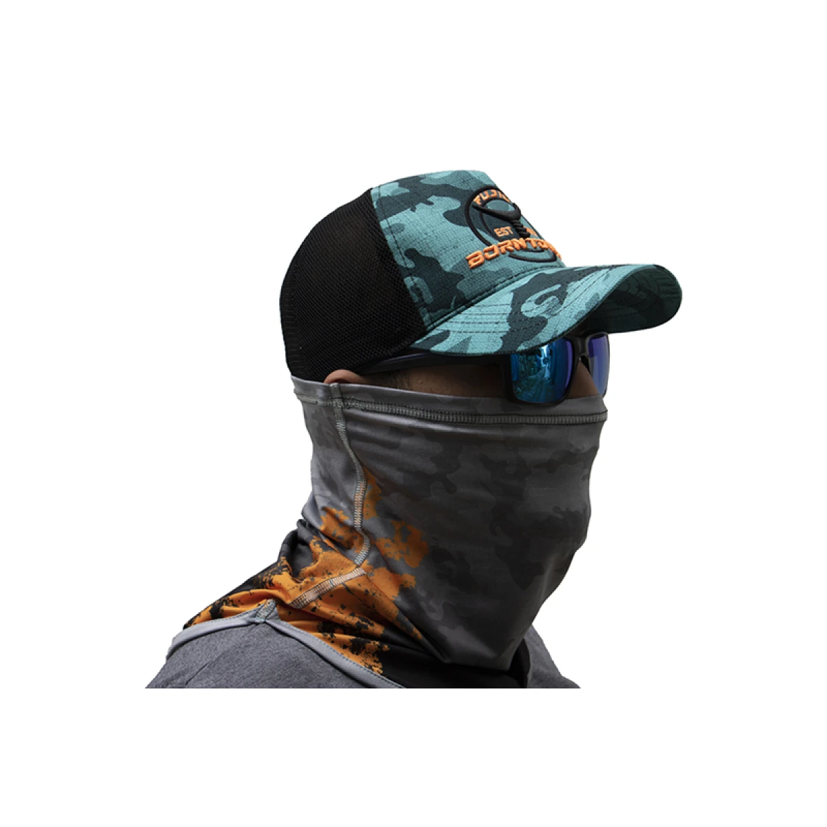 Fujin Turquoise Camo Tuna Balıkçı Şapkası