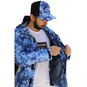 Fujin Raincoat Yağmurluk Marine Camo - MediumM