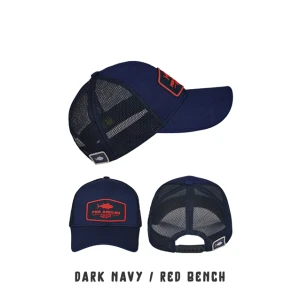 Fujin Pro Angler Dark Navy + Red Bench Şapka