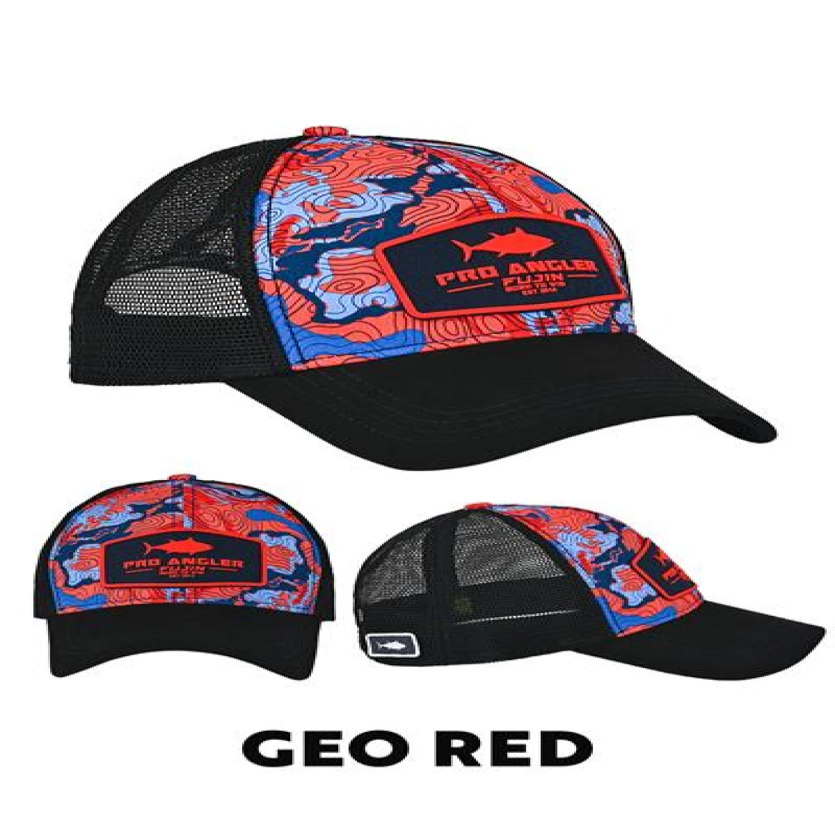 Fujin Pro Angler GEO Red Balıkçı Şapkası