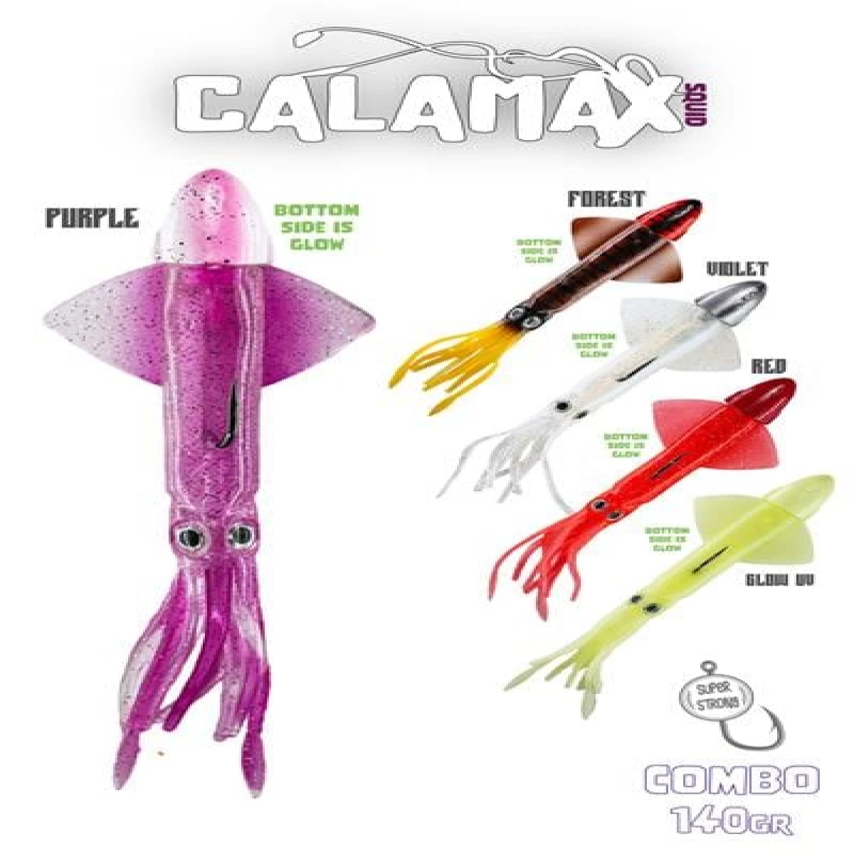 Fujin Calamax Squid 140gr - Violet