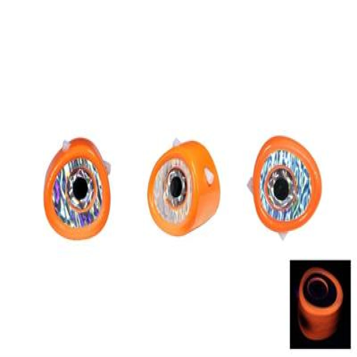 Fujin Salty Rubber Head 120gr Kafa 05 Orange  3D Eye
