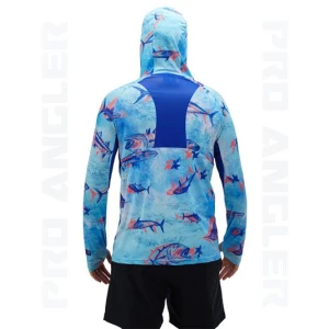 Fujin Pro Angler S24 Buff&Hoodie Echo Fish - XXXLarge