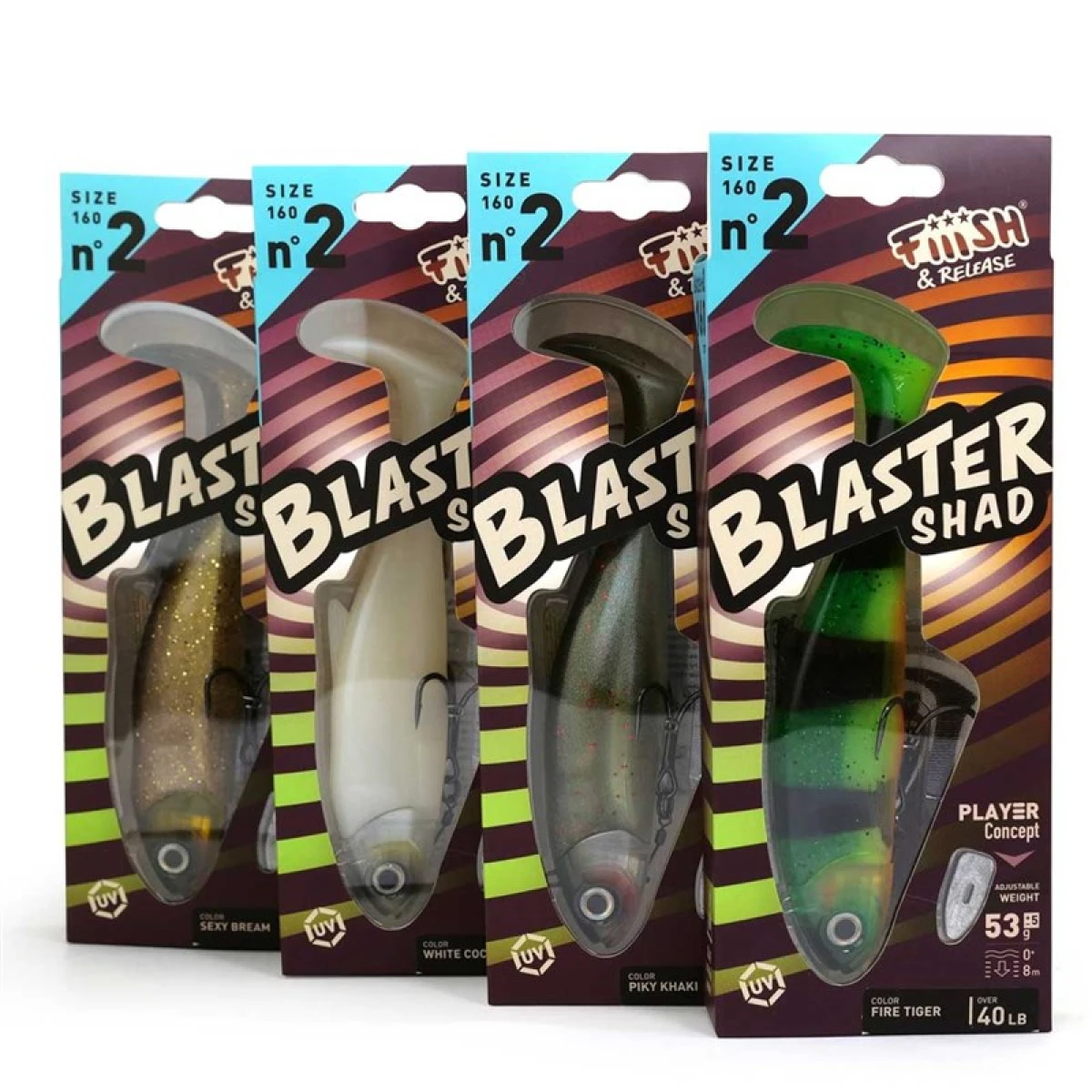 Fiiish Blaster Shad 160mm 53gr Silikon Yem - PikyKhaki