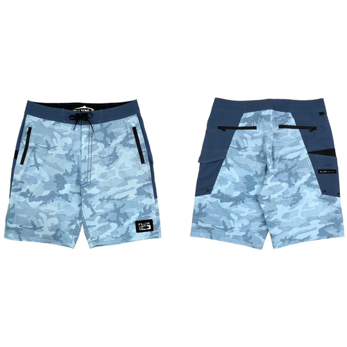 Fujin Performance Short Camo Indigo - Large