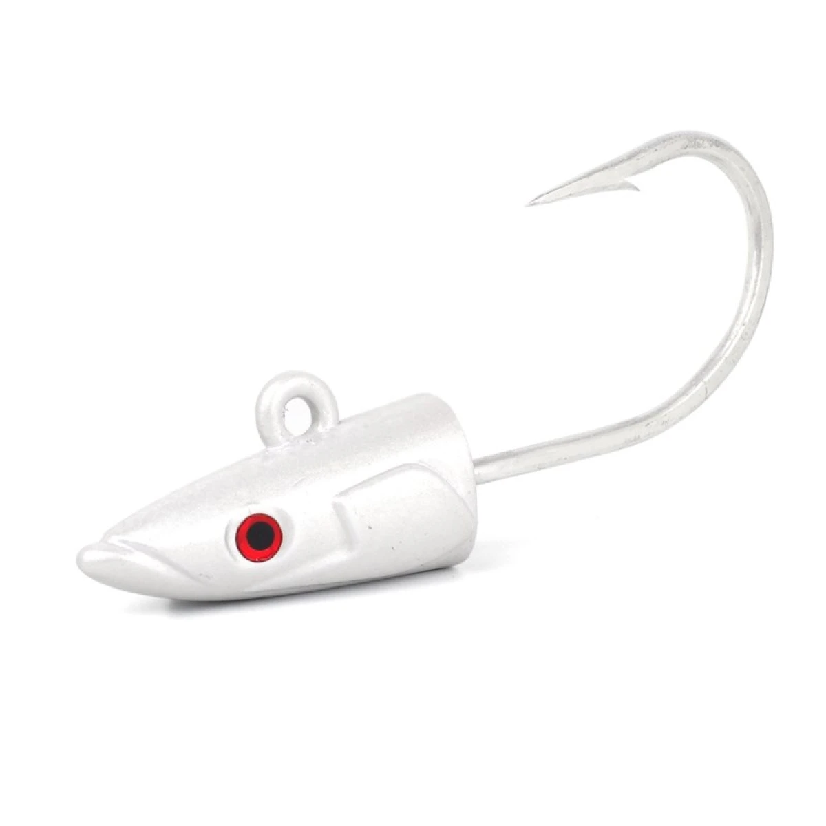 Fiiish CSE220 CSE538 1 Tete Plombee X-Strong 70gr Blanc/Oeil Jighead