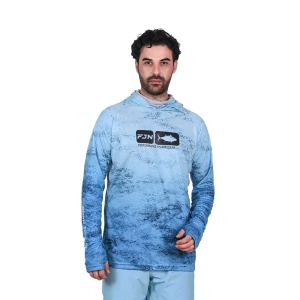 Fujin Pro Angler T-Shirt Blue Wave - MediumM