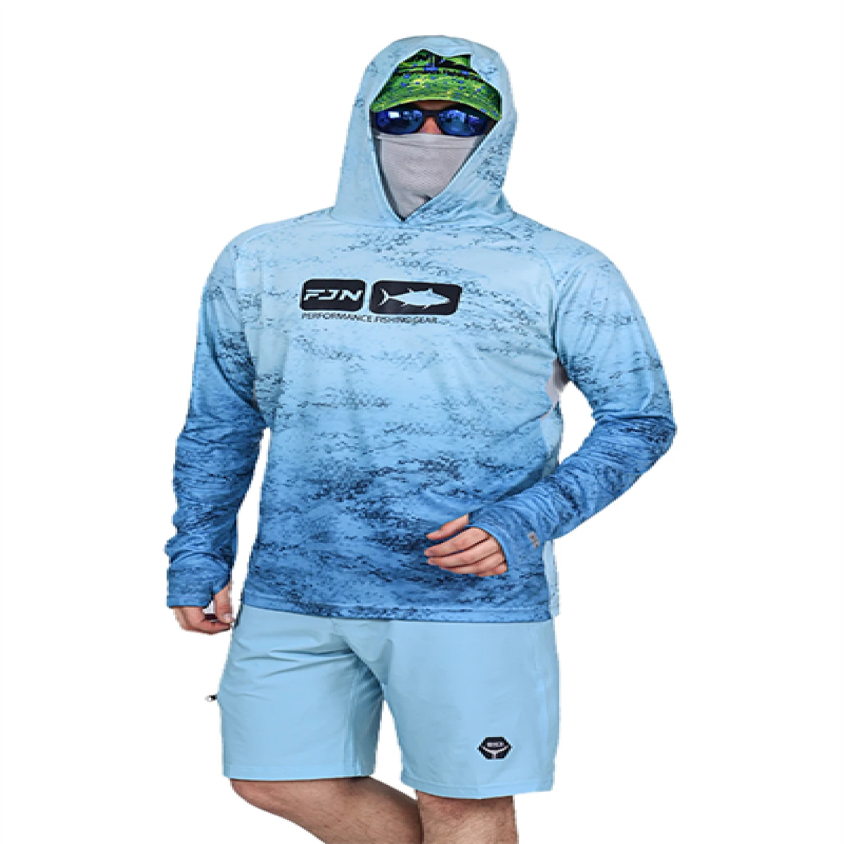 Fujin Pro Angler T-Shirt Blue Wave - MediumM