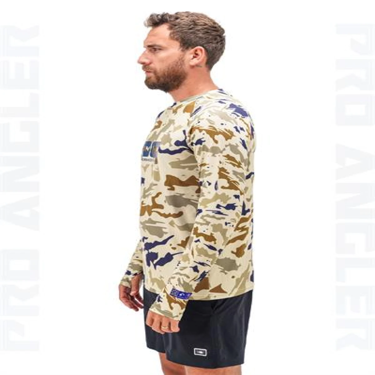 Fujin Pro Angler S24 T-Shirt Narural Camo - Medium (M)