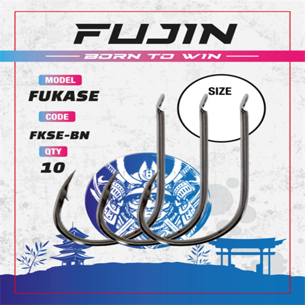 Fujin Fukase Düz Olta Kancası - 2/0