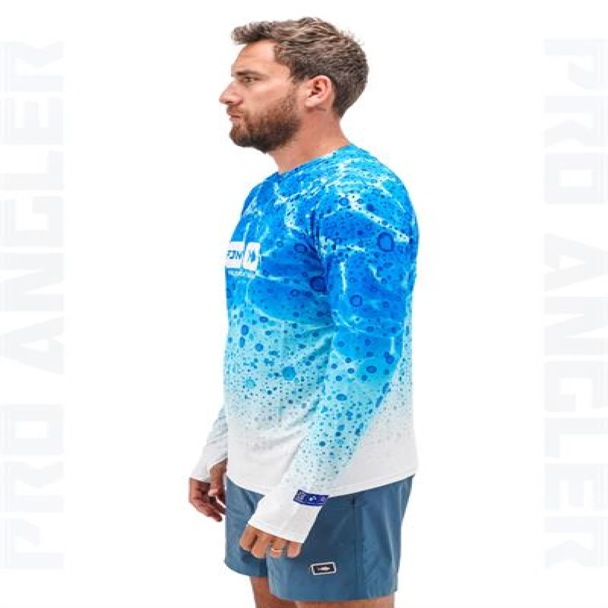 Fujin Pro Angler S24 T-Shirt Blue Ocean - Large (L)