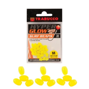Trabucco Hyper Glow Surf Beads #M Boncuk - White