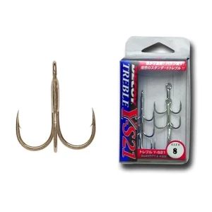 DECOY Y-S21 Standart Treble Üçlü Maket Balık İğnesi - 8 no