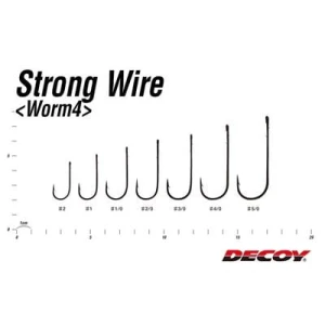 DECOY WORM4 Strong Wire Uzun İğne - 2/0 no