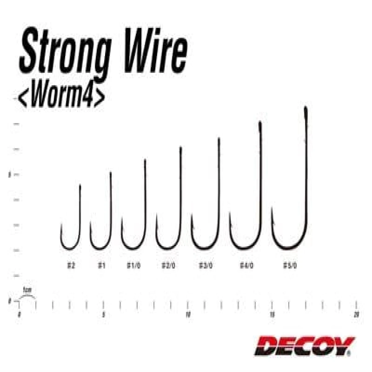DECOY WORM4 Strong Wire Uzun İğne - 2/0 no
