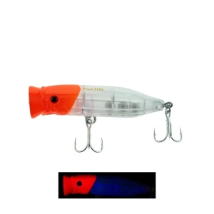 Fujin Salt Popper 70mm 9.5gr Su Üstü Maket Balık - 041MoonRedHead