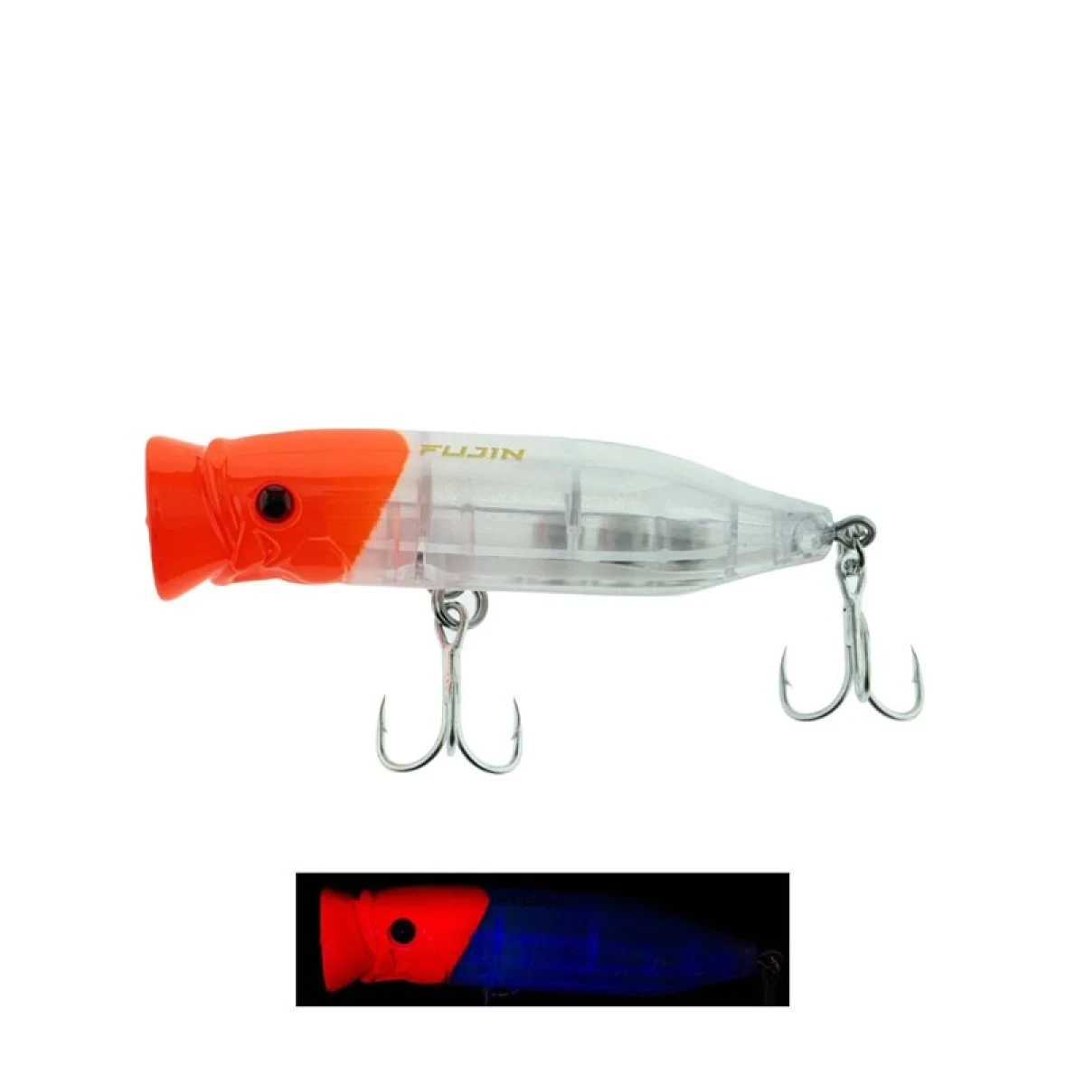 Fujin Salt Popper 70mm 9.5gr Su Üstü Maket Balık - 041MoonRedHead