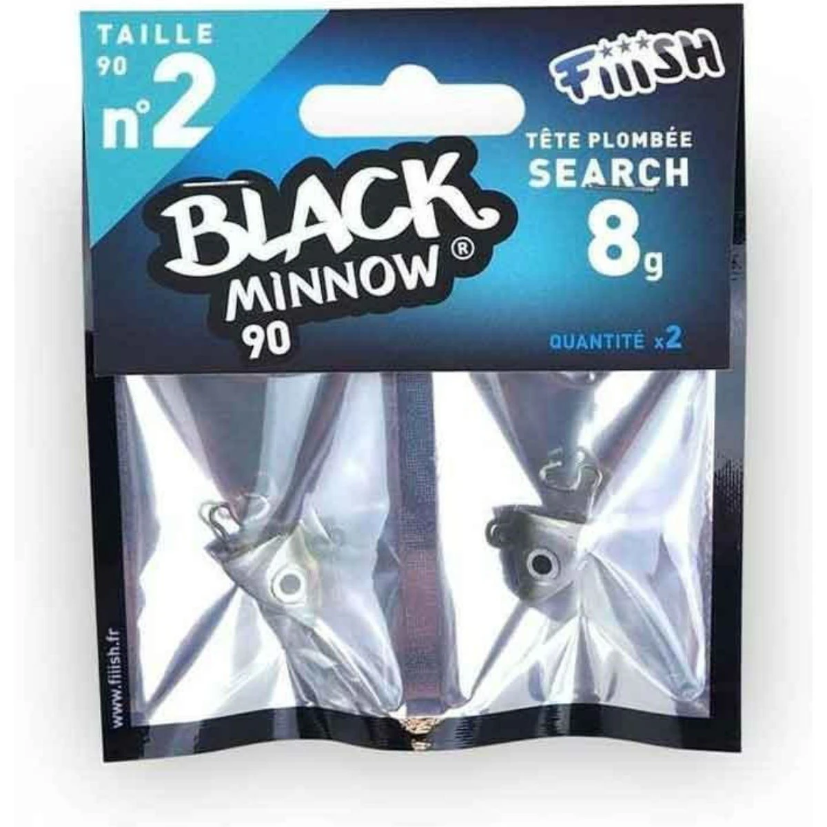 FIIISH Black Minnow 90 Jig Head Shore 8 Gr Zoka 8gr