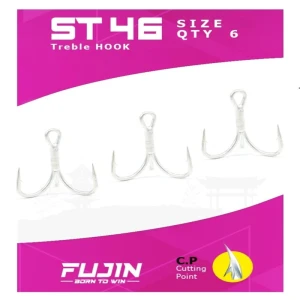 Fujin ST46 Üçlü Maket Balık İğnesi - 10no