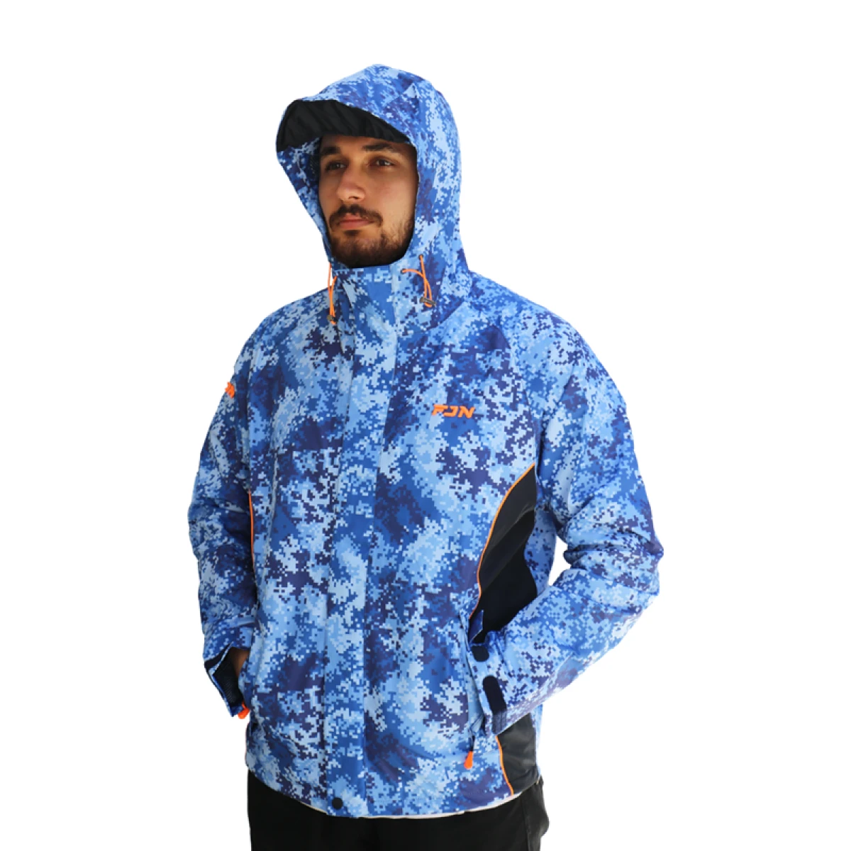 Fujin Raincoat Yağmurluk Marine Camo - XLargeXL