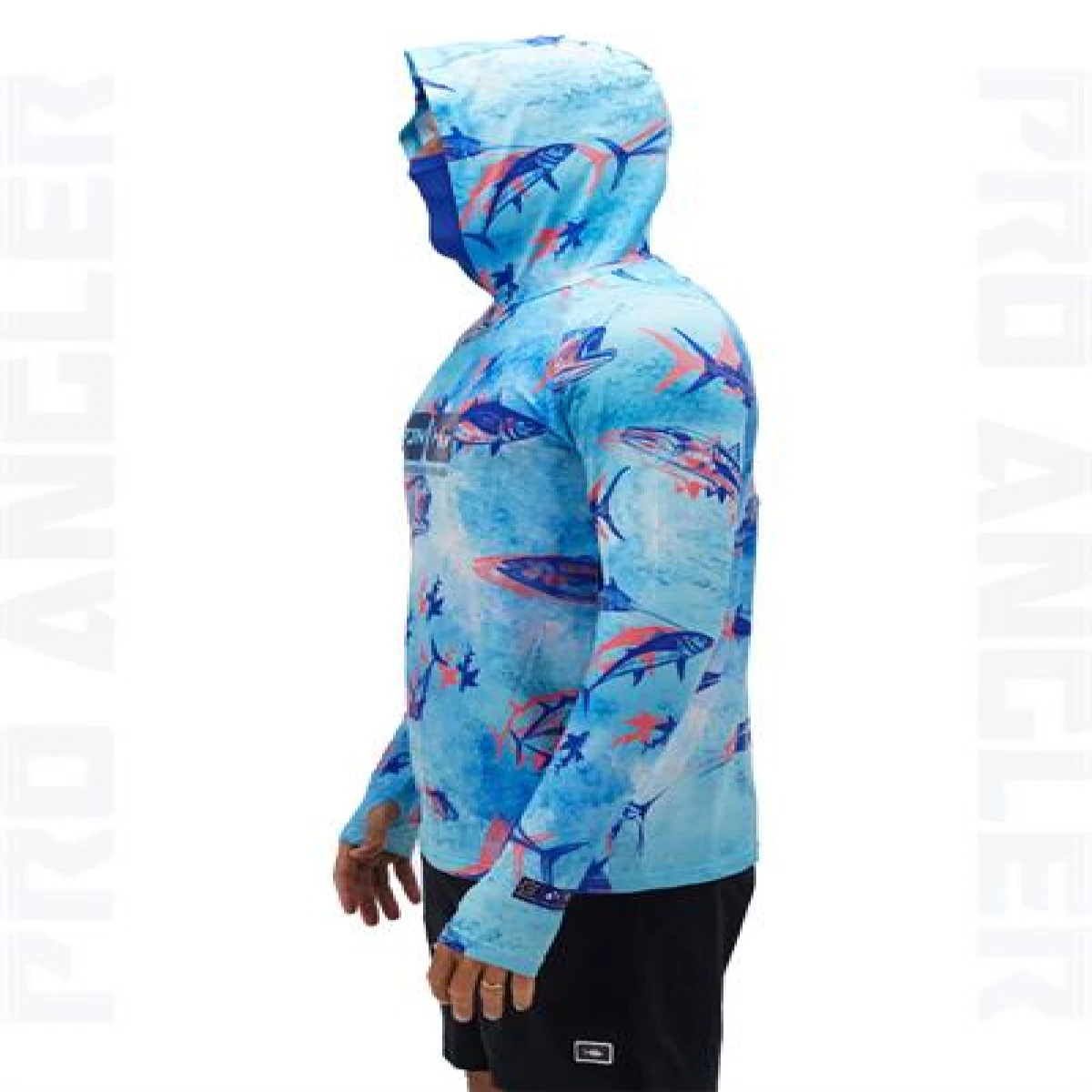 Fujin Pro Angler S24 Buff&Hoodie Echo Fish - XXXLarge