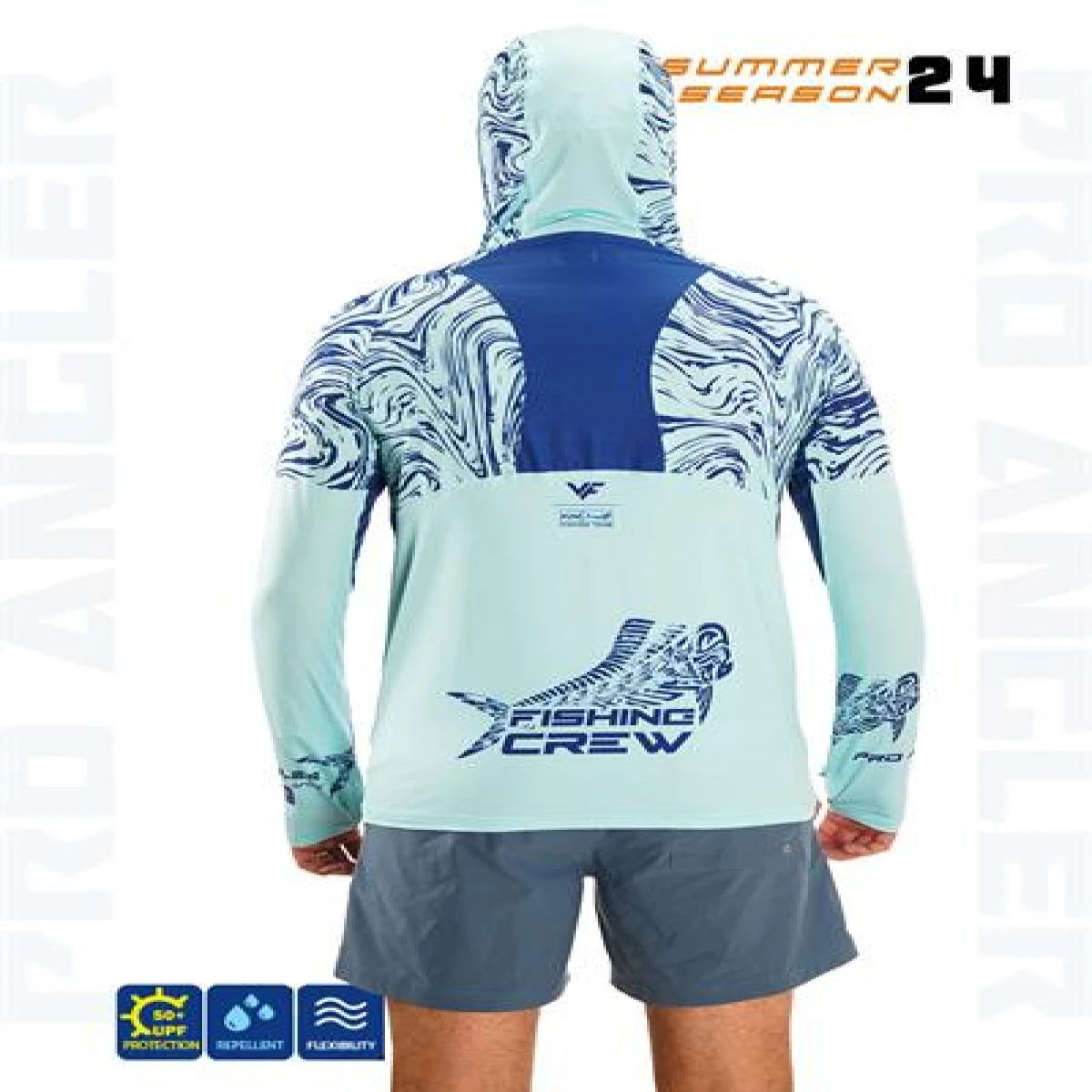 Fujin Pro Angler S24 Buff&Hoodie Izohips Mint - XLarge (XL)