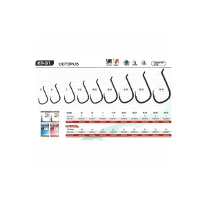 DECOY KR-31B Octopus Pro Pack Canlı Kalamar Takımı İğnesi - Sübye Takımı İğnesi - 6/0 no